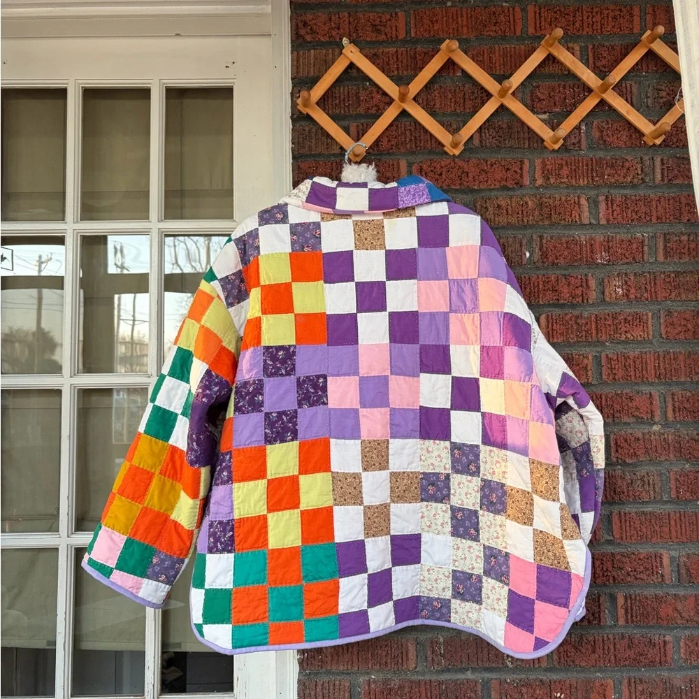 Spring Patchwork Quilted Jacket - Picture 3 of 5